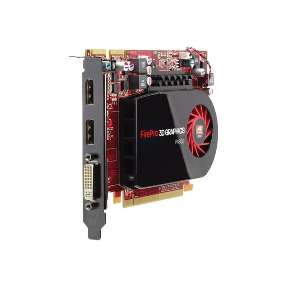 HP WL049AT FirePro V4800 Graphic Card, 1 GB GDDR5 SDRAM, PCI Express 2.0 x16- Smart Buy