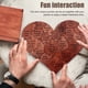 thumbnail image 3 of Rompecabezas Del Día De San Valentín, Rompecabezas De Corazón De Madera Tallado Exquisito Abedul Que Muestra Amor Romántico Para Aniversarios Para Propuestas, 3 of 7