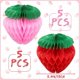 thumbnail image 2 of 10 Piezas de Papel de Seda YONGSHENG 6 Pulgadas Forma de Panal de Fresa Rojo y Rosa, 2 of 5
