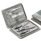 thumbnail image 1 of Stainless Steel Manicure Sets Pedicure Kits Personal Care Tools with PU Leather Case, 1 of 5