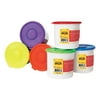 School Smart Modeling Dough, Assorted Colors, 3-1/3 Pound Buckets, Set of 6