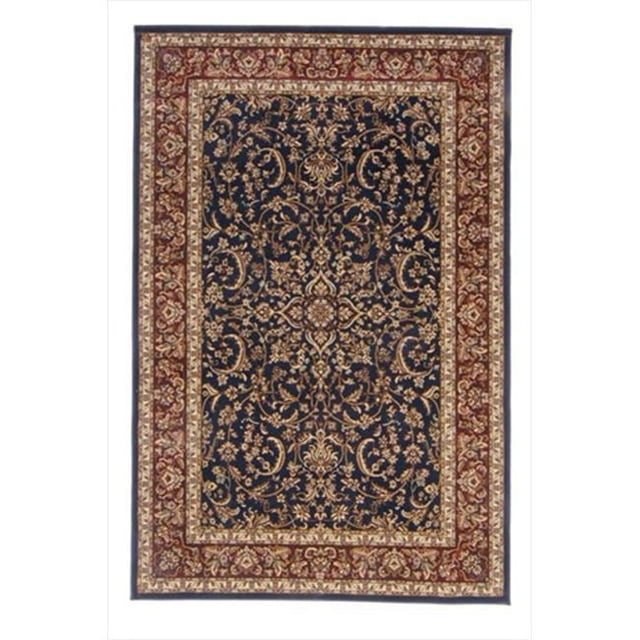 Radici 1318-1540-NAVY Noble Rectangular Navy Traditional Italy Area Rug- 3 ft. 3 in. W x 5 ft. 4 in. H