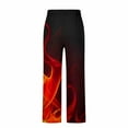 thumbnail image 5 of successthop Mens Pajama Pant Printed Plus Size Wide Leg Pants with Pockets Elastic Trousers Drawstring Loungewear, 5 of 5