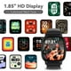 thumbnail image 5 of Reloj inteligente Horafit para hombre y mujer, pantalla HD IP68 resistente al agua, 5 of 8