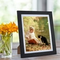 Gallery Wall Black Photo Frame Set of 4, 8x10 Durable MDF Wood Frames
