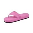 thumbnail image 3 of THDHVS Slippers for Women,Womens Slippers,Women Solid Color Elevator Flip Flops Round Toe Minimalist for Summer Outings Hot Pink, 3 of 10