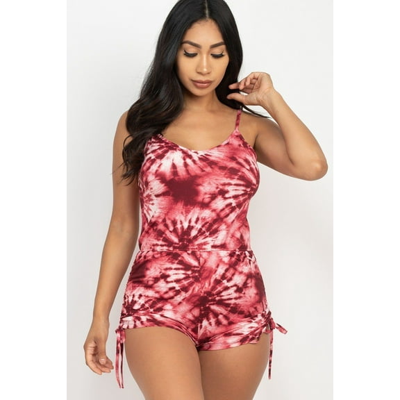 Tie-dye Printed Romper
