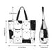 thumbnail image 5 of Disketp Doodle Cute Cat Bolsa Tote Estampada para Mujer, Bolso de Hombro y de Mano para Compras y Viajes, 5 of 8