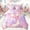 Mermaid 05, variant on Erosebridal Magic Ocean Mermaid Twin Bedding Sets, Princess Style Bedding Comforter Set, Pink Reversible, 7 Pieces