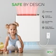 thumbnail image 4 of Smart Envi 120v Plug-in Electric Panel Wall Heater - 500 Watts - 4th Gen (SE5012P), 4 of 14
