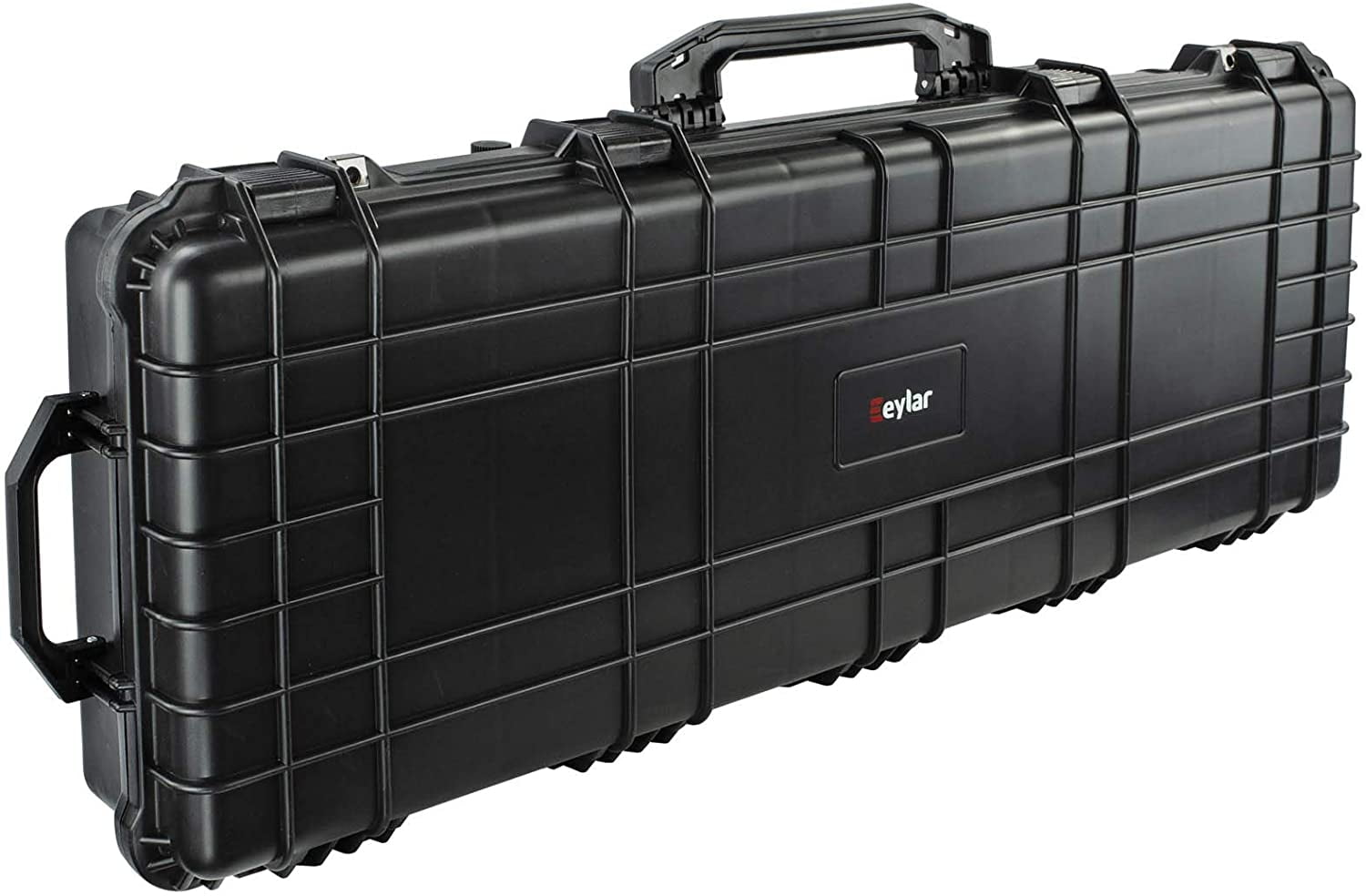 48" Protective Roller Rifle Case Water and Shock Resistant w/ Foam by Eylar Black