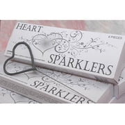 Wedding Sparklers - Heart Shaped Party Sparklers - 36 Count