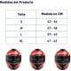thumbnail image 4 of Casco para Motocicleta Bluelander de Doble Visera con Certificación ECE, Rojo, Talla XL, 4 of 5