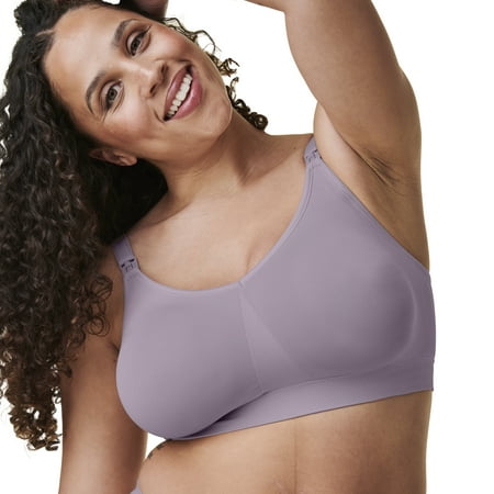 BRAVADO! DESIGNS Sustainable Nursing Bra | Body Silk Seamless | Grey Orchid | L-Plus