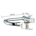 thumbnail image 3 of qifei Foldable RV Faucet Brass 360° Rotating Folding G1/2 Thread Single Cold Faucet, 3 of 10