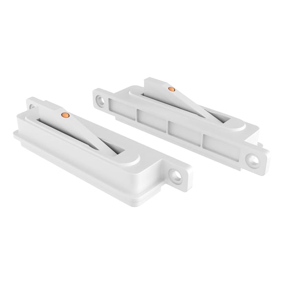 Brixwell Juego de madera de acción simple, color blanco, con carcasa para dispositivo de control de límite | Mecanismo de precisión para un rendimiento eficiente | Construcción duradera Diseño moderno