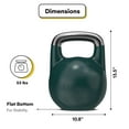 thumbnail image 3 of Kettlebell Kings Competition Kettlebells Weight (35mm handle) 8-48 KG - Hand weights Workout Gym Equipment and Strength training sets for Women and Men for Home Gym - Suitable for Repetition Workouts, 3 of 7