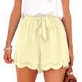 thumbnail image 4 of Aayomet Gym Shorts Women Women's Brushed Tech Stretch Short,Beige S, 4 of 5