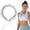 White, variant on Cooling Neck Wraps, for Summer Heat Relief, Wearable Ice Neck Cooler Ring, Reusable Hands-Free Cold Band, Neck Cooling Tube for Outdoor, Yardwork, Workouts, Blue