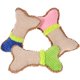 thumbnail image 5 of KAKOWELY 3 piezas de peluche para perros con sonido chirriante, juguete para la dentición de cachorros, juguete de hueso de peluche para masticar perros., 5 of 5