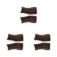 thumbnail image 4 of ZLight 1 Pair Fingerless Mittens Fashionable Simple Knitting Craft Clothes Accessory for Decoration Keeping-warm Wear Coffee 3Set, 4 of 6