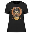 thumbnail image 1 of Geisha With Oni Mask T-Shirt Women -Image by Shutterstock, Female Large, 1 of 2