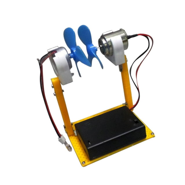 Modelo de aerogenerador pequeño para enseñar generación de energía física F