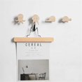 thumbnail image 5 of Set of 4 Wooden Wall Hooks for Children's Room in Animal Shape - Ideal f, 5 of 5