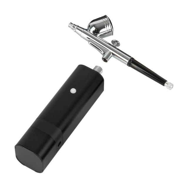 Portable Airbrush Kit 30PSI Compressor with Type Spray Gun for Art Model Body Paint Artist Makeup Nail Tattoos Cake Tool ,Unique Blowing