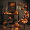 thumbnail image 5 of BGZLEU Halloween Chair Cover Pumpkins Stretch Washable Removable Dining Chair Slipcovers Protector Cover For Home Hotel Restaurant Kitchen, 5 of 6
