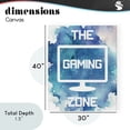 thumbnail image 3 of Gaming Zone Moniter Canvas Wall Art, design by Marcus Prime, 3 of 8