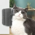 thumbnail image 3 of Cat Self Groomer Brush Wall Corner Soft Grooming Scratcher and Brush for Short Long Fur Cats Softer Massage Toy pet products, 3 of 9