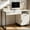 White, variant on Ktaxon Computer Desk with Drawers, Home Office Desk Workstation with Storage Shelves, Studying Writing Table, White