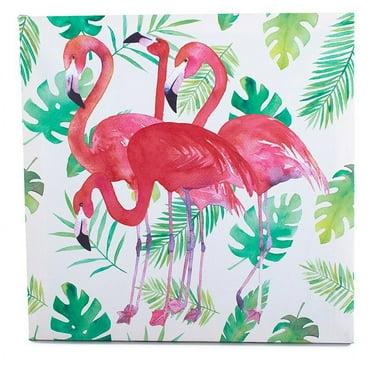 Lighted Flamingo Wall Art