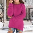 thumbnail image 2 of Girls Cute Thick & Warm Pullover Sweatshirt, Crew Neck Long Sleeve Loose Fit,Comfortable Cute Daily Sweater Outfit,Size:5-6 Years, 2 of 4