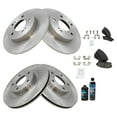 thumbnail image 2 of TRQ Front & Rear Premium Ceramic Brake Pad & Rotor Kit w/Chemicals for Nissan BKA17488, 2 of 6