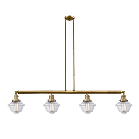 Innovations Lighting 214 Small Oxford Small Oxford 4 Light 52" Wide Linear Chandelier -