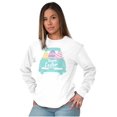 thumbnail image 4 of Happy Easter Car Egg Hunt Truck Women's Long Sleeve T Shirt Brisco Brands S, 4 of 5