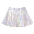 thumbnail image 5 of Zaldita Transparent High Waist Skirts Clear PVC Pleated Women Bodycon Zipper Rave Festival Skirts Transparent M, 5 of 7