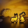 thumbnail image 4 of Boreal Craft Easter Bunny Plaster Rabbit Pendant Keychain Epoxy Resin For DIY Crafting（2） Slices with Drilled Large Alphabet Silicone Silicone for Resin Large round Release Agent for Resin Crushed, 4 of 7