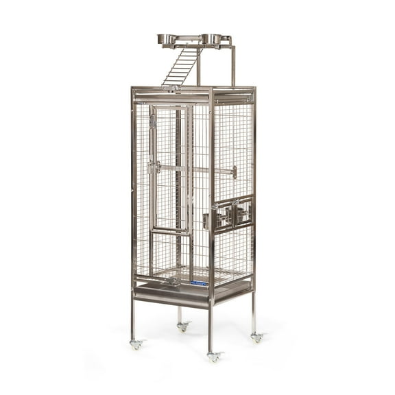 Prevue Pet Products Small Stainless Steel Play Top Bird Cage 3451