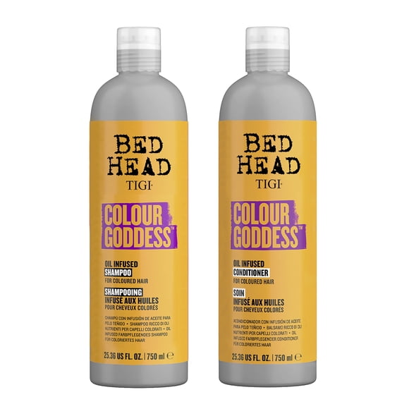 Bed Head by TIGI Shampoo &amp; Conditioner For Colored Hair Colour Goddess With Sweet Almond &amp; Coconut Oils 2 x 25.36 fl oz