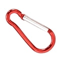 thumbnail image 2 of Ygjytge Clip Mosquetón Ligero Gancho en Forma D Accesorios Acampada (rojo) 10 Uds., 2 of 9
