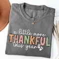 thumbnail image 5 of A Little More Thankful This Year Shirt – Cute Pregnancy Announcement Tee , Fall Maternity Shirt With Baby Footprints, 5 of 5