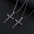 thumbnail image 2 of N XL Jewelry Cross Men s Necklace Hip Hop Long Sweater Chain Personality Retro Pendant Accessories, 2 of 5