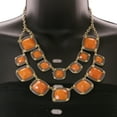 thumbnail image 3 of Mi Amore Necklace-Earring-Set Orange/Gray, 3 of 3