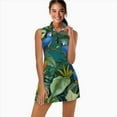 thumbnail image 2 of Tropical parrots lush green foliage Sports Dresses Women Tennis Dress Outdoor Badminton Golf Quick-Drying And Breathable Sports Dress, 2 of 4