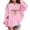 Pink, variant on ibuvkizy Girls Fall Winter Hoodies Sweatshirt Long Sleeve Pullover Tops,Children's Shirt Pattern T-shirt Printed Round Neck Short Top Suitable for Boys and Girls Aged Hooded Sweatshirt