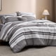 thumbnail image 1 of Juego de cama Bedsure Queen, edredón, 7 piezas, color gris escarchado, 1 of 7