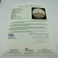thumbnail image 3 of Beautiful Lefty Grove Sweet Spot Signed 1950's American League Baseball JSA COA, 3 of 8